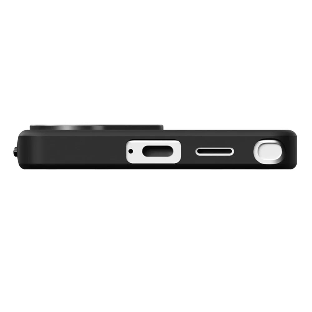 For Samsung Galaxy S25 Ultra Case Textured TPU PC Phone Back Cover Anti Fingerprint Shockproof - Black - 5