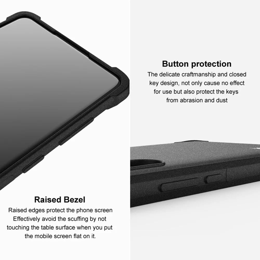 IMAK For iPhone 14 Pro Four Corner Airbag Anti-drop Case Matte TPU Phone Protective Cover - Black - 6
