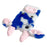 For iPhone 17e / 16e Case Fluffy Cute Cow Winter Plush Inner TPU Phone Cover - Blue - 2