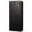 For Realme 14 Pro 5G Case Crazy Horse Texture Waxy Leather Wallet Stand Phone Cover - Black - 6