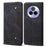 For Realme P3 Pro 5G Case Jeans Cloth Texture Anti-Scratch Leather Stand Phone Cover - Black - 1