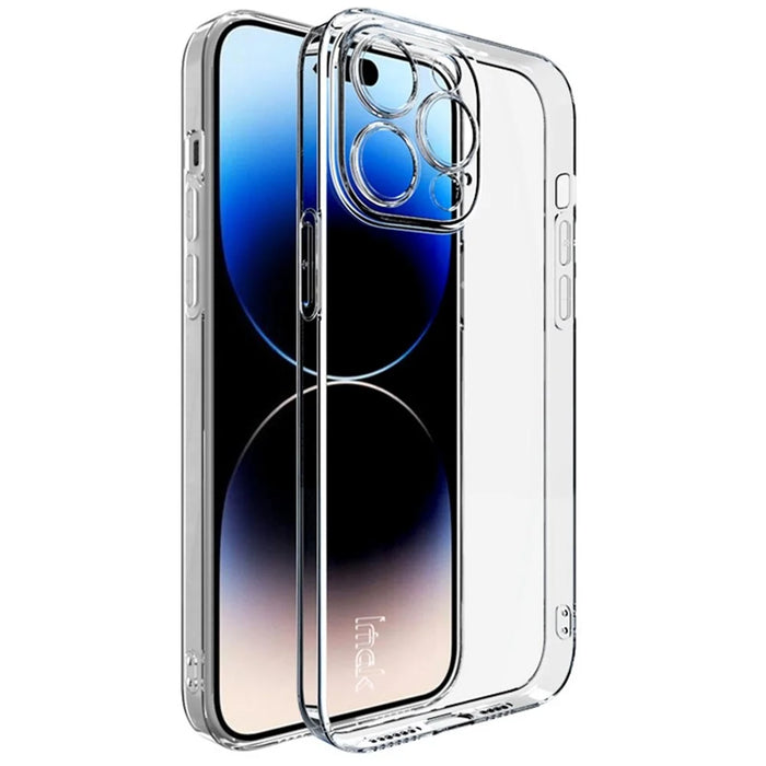 IMAK UX-5 Series for iPhone 14 Pro Max Soft Clear TPU Cell Phone Case Anti-scratch Anti-drop Cover - Transparent - 1