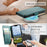 CASEME For iPhone 17e / 16e Leather Case  023 RFID Blocking 3 Card Slot Mobile Cover - Green - 5