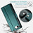 CASEME For iPhone 17e / 16e Leather Case  023 RFID Blocking 3 Card Slot Mobile Cover - Green - 7