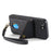 For iPhone 17e / 16e Case with Card Holder Kickstand Leather Phone Back Cover - Black - 3