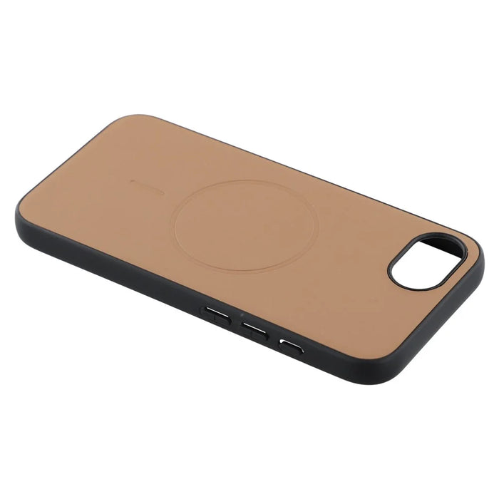 X-LEVEL For iPhone 17e / 16e Case Compatible with MagSafe PC+TPU+PU Phone Back Cover - Desert Gold - 6