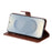 For Samsung Galaxy S25 Edge Case Zipper Wallet Calf Texture PU Leather Phone Cover - Brown - 2