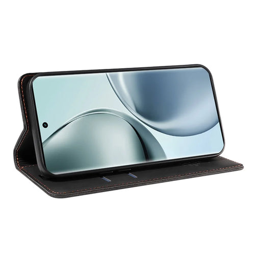 BETOPNICE 003 For Realme 14 Pro 5G Case Wallet Leather Phone Cover with Stand - Black - 2