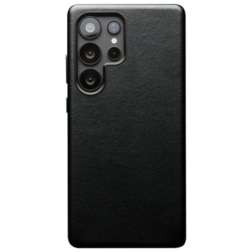QIALINO For Samsung Galaxy S25 Ultra Magnetic Case Genuine Cow Leather PC Phone Back Cover - 2