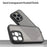 For iPhone 14 Pro Max Case Drop Proof Airbags Frosted Translucent PC + TPU Phone Back Cover - Black - 5