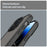 For iPhone 14 Pro Max Case Drop Proof Airbags Frosted Translucent PC + TPU Phone Back Cover - Black - 6