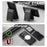 SUTENI H19 For Samsung Galaxy S25 Ultra Magnetic Case Waxy Texture Card Slots Leather Back Phone Cover - Black - 4