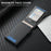 SUTENI H19 For Samsung Galaxy S25 Ultra Magnetic Case Waxy Texture Card Slots Leather Back Phone Cover - Black - 6