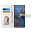 For iPhone 17e / 16e Case PU Leather Wallet Phone Cover 3D Pattern Printing - Apricot Blossom - 3