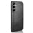 For Samsung Galaxy S25+ Case Leather + TPU + PC Phone Cover Stitching Line - Black - 1