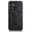 For Samsung Galaxy S25+ Case Leather + TPU + PC Phone Cover Stitching Line - Black - 2