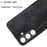 For Samsung Galaxy S25+ Case Leather + TPU + PC Phone Cover Stitching Line - Black - 3