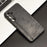 For Samsung Galaxy S25+ Case Leather + TPU + PC Phone Cover Stitching Line - Black - 7