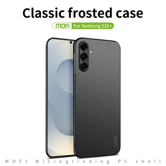MOFI For Samsung Galaxy S25+ PC Case  Shield Matte Series Slim Fit Phone Cover - Black - 2