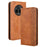For Realme 14 Pro 5G Case Wallet Stand Retro Texture Leather Phone Cover - Brown - 1