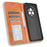 For Realme 14 Pro 5G Case Wallet Stand Retro Texture Leather Phone Cover - Brown - 4
