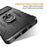 Slide Camera Protection Kickstand Case for iPhone 14 Pro, Tempered Glass Film Full Coverage PC + TPU Shockproof Phone Cover - Black - 6
