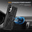 For Samsung Galaxy A36 5G Magnetic Case Lens Kickstand PC + TPU Shockproof Phone Cover - Black - 3