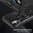 For Samsung Galaxy A36 5G Magnetic Case Lens Kickstand PC + TPU Shockproof Phone Cover - Black - 7