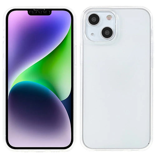 Detachable 2-in-1 Phone Case for iPhone 14, PET Screen Protector + TPU + Acrylic Full Protection Shockproof Cover - 1