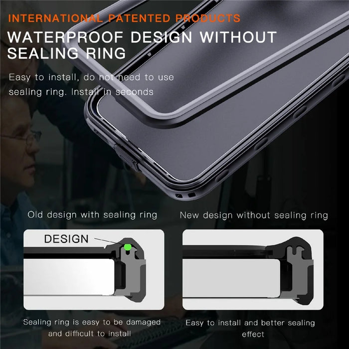 REDPEPPER A Series For Samsung Galaxy A36 5G IP68 Phone Case Clear Back Waterproof Cover - 4