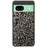 For Google Pixel 8a Case Forged Texture Aramid Fiber + TPU Anti-Slip Phone Cover - Black - 1