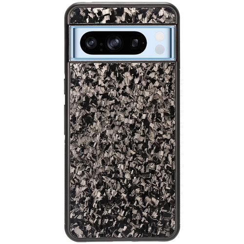 For Google Pixel 8 Pro Case Forged Texture Aramid Fiber + TPU Anti-Slip Phone Cover - Black - 1