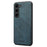 For Samsung Galaxy S25+ Case PU Leather Coated PC + TPU Phone Back Cover with Dual Card Slots - 1
