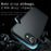 For iPhone 17e / 16e Case Skin-Touch TPU + PC Matte Phone Back Cover, Transparent Black - 3