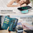 CASEME For iPhone 17e / 16e Phone Cases  008 Leather Cover with Detachable Wallet and Strap - Blue - 5