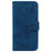For Samsung Galaxy S25 Edge Case PU Leather Wallet Phone Cover Butterfly Flower Imprint - Blue - 6