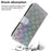 For Samsung Galaxy S25 Edge Stand Case Dazzling Flower Leather Phone Cover - Grey - 5