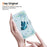 For Samsung Galaxy S25 Edge Wallet Phone Case Anti-Drop Leather Flip Cover Pattern Printing - Blue Butterfly Flower - 5