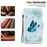 For Samsung Galaxy S25 Edge Wallet Phone Case Anti-Drop Leather Flip Cover Pattern Printing - Blue Butterfly Flower - 6
