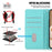 For Samsung Galaxy S25 Edge Case RFID Blocking Kitten Pattern TPU + PU Leather Phone Cover - Green - 4
