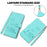 For Samsung Galaxy S25 Edge Case RFID Blocking Kitten Pattern TPU + PU Leather Phone Cover - Green - 7