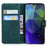 For Samsung Galaxy S25 Edge Stand Case PU Leather Phone Cover Butterfly Printed - Green - 2