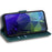 For Samsung Galaxy S25 Edge Stand Case PU Leather Phone Cover Butterfly Printed - Green - 3
