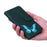 For Samsung Galaxy S25 Edge Stand Case PU Leather Phone Cover Butterfly Printed - Green - 6