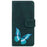 For Samsung Galaxy S25 Edge Stand Case PU Leather Phone Cover Butterfly Printed - Green - 7