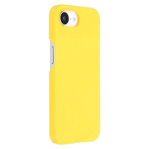 For iPhone 17e / 16e Case Hard PC Drop Proof Frosted Minimalist Phone Cover - Yellow - 1