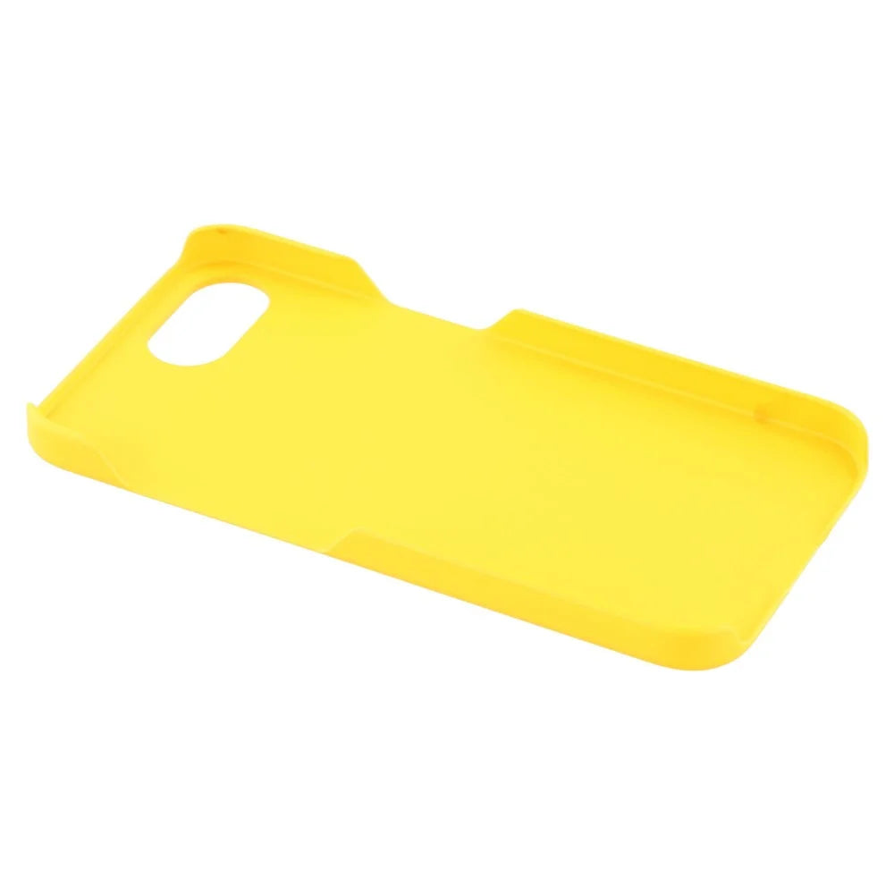 For iPhone 17e / 16e Case Hard PC Drop Proof Frosted Minimalist Phone Cover - Yellow - 6