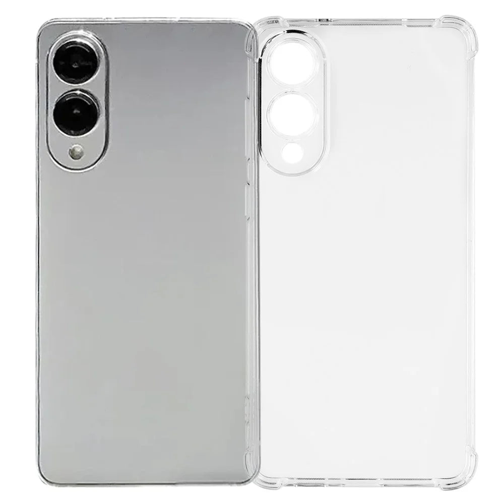 For Samsung Galaxy S25 Edge Phone Case Reinforced Four Corner Anti-Drop Clear TPU Cover - 1