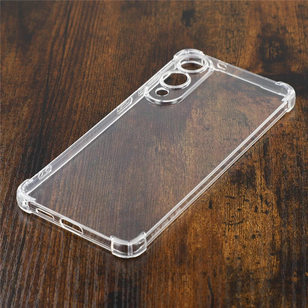 For Samsung Galaxy S25 Edge Phone Case Reinforced Four Corner Anti-Drop Clear TPU Cover - 3