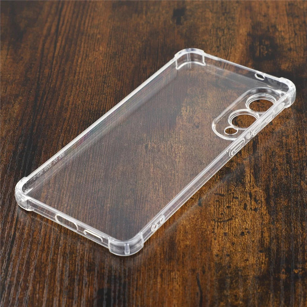 For Samsung Galaxy S25 Edge Phone Case Reinforced Four Corner Anti-Drop Clear TPU Cover - 4
